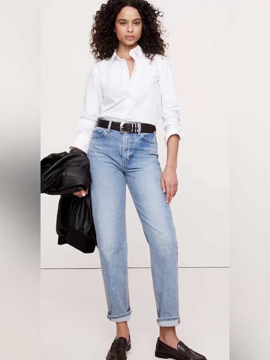 Banana Republic Tops - Banana Republic NWT white shirt pit to pit 25 (mic41)